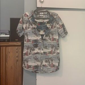 ✨HP✨NWOT Men’s Short Sleeve Hawaiian Shirt